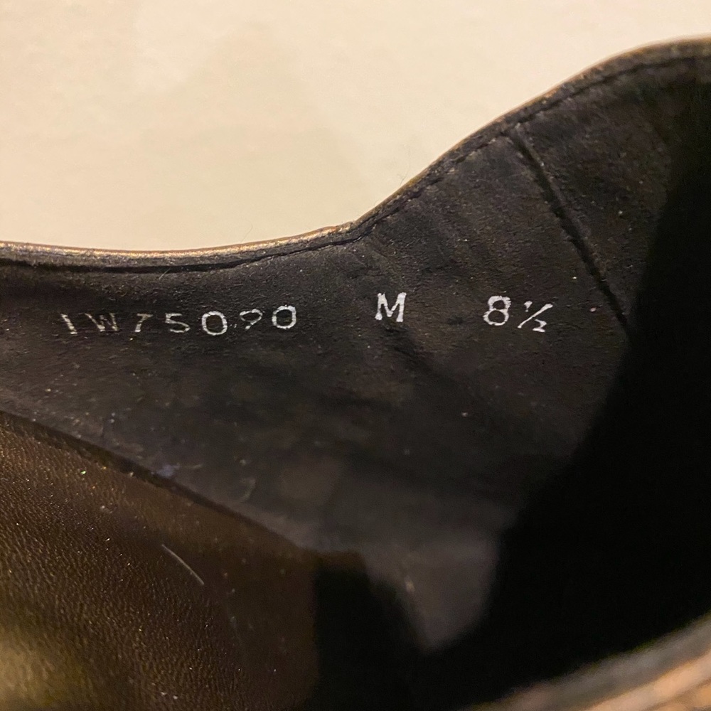 Stuart Weitzman Mule/Clog 8 1/2 Brown/Gold Spain - image 4